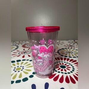 My Melody & Kuromi Sleepover Acrylic Travel Cup (W/O Straw) 16Oz